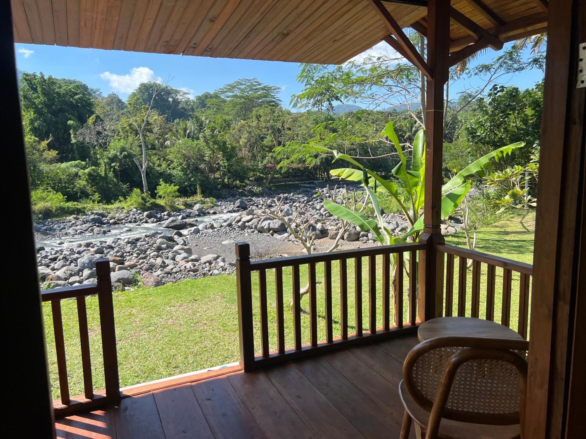 Villa Joglo Tepi Sungai Sidemen  Esterno foto