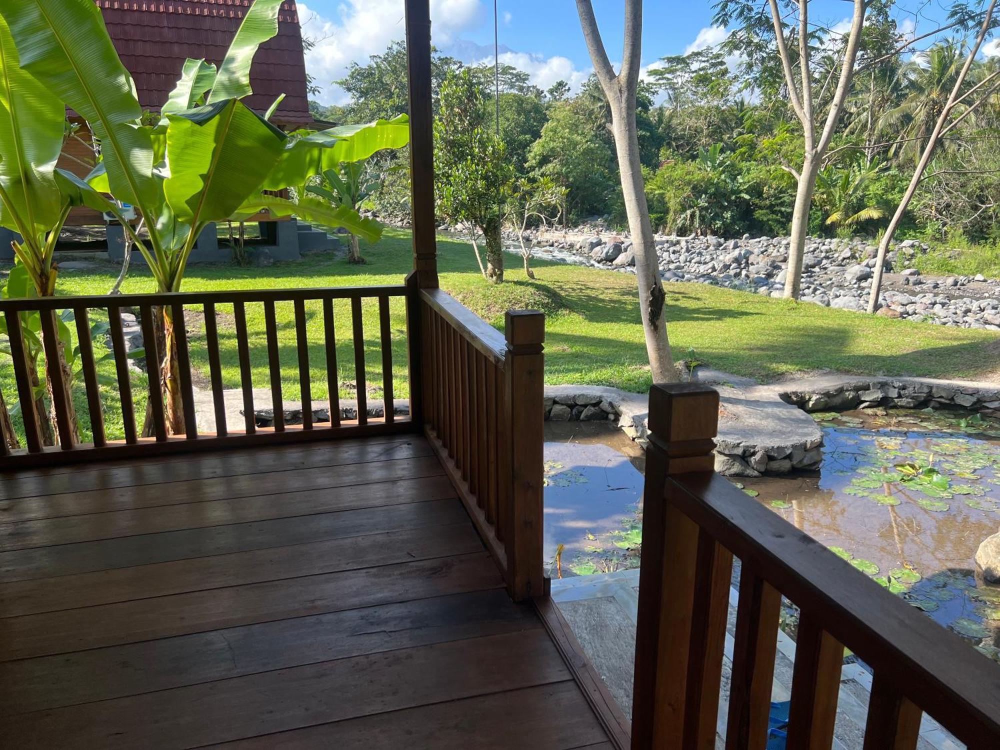 Villa Joglo Tepi Sungai Sidemen  Esterno foto