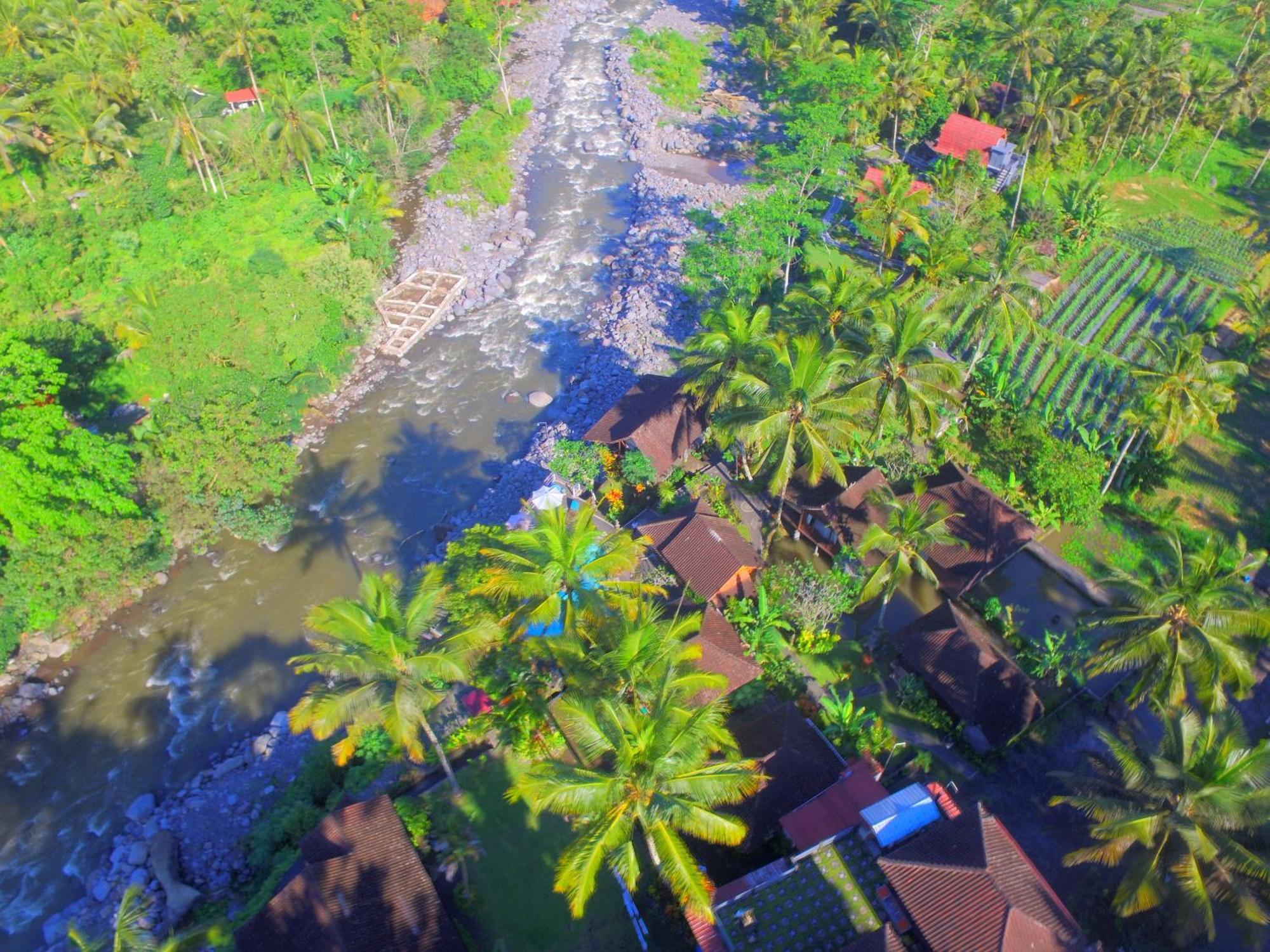 Villa Joglo Tepi Sungai Sidemen  Esterno foto