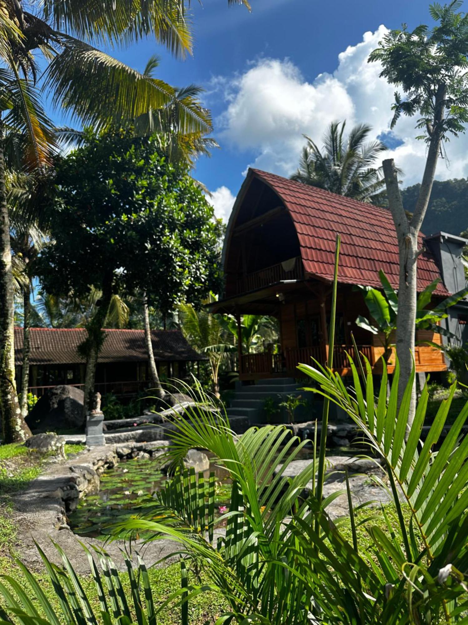 Villa Joglo Tepi Sungai Sidemen  Esterno foto