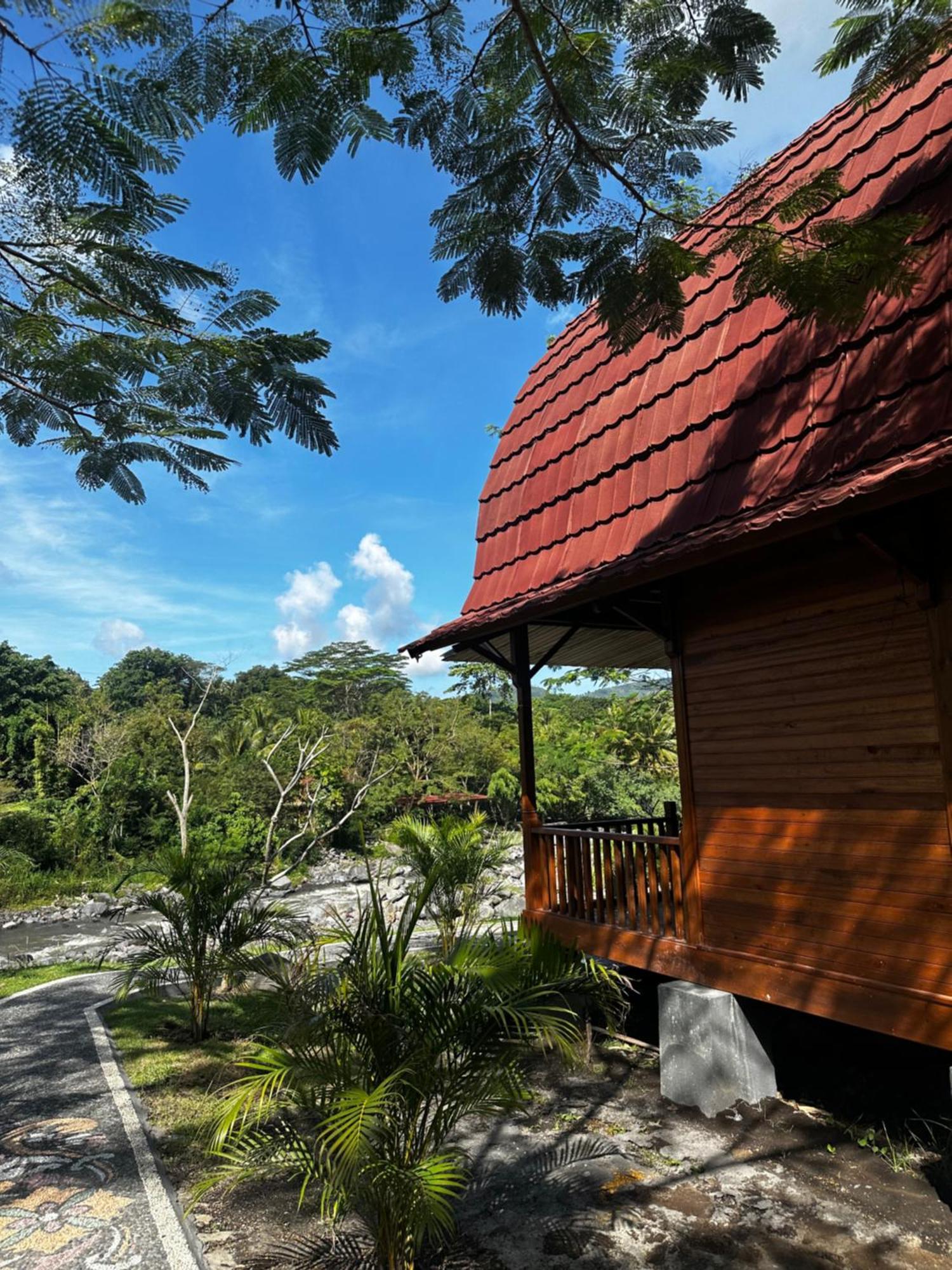Villa Joglo Tepi Sungai Sidemen  Esterno foto