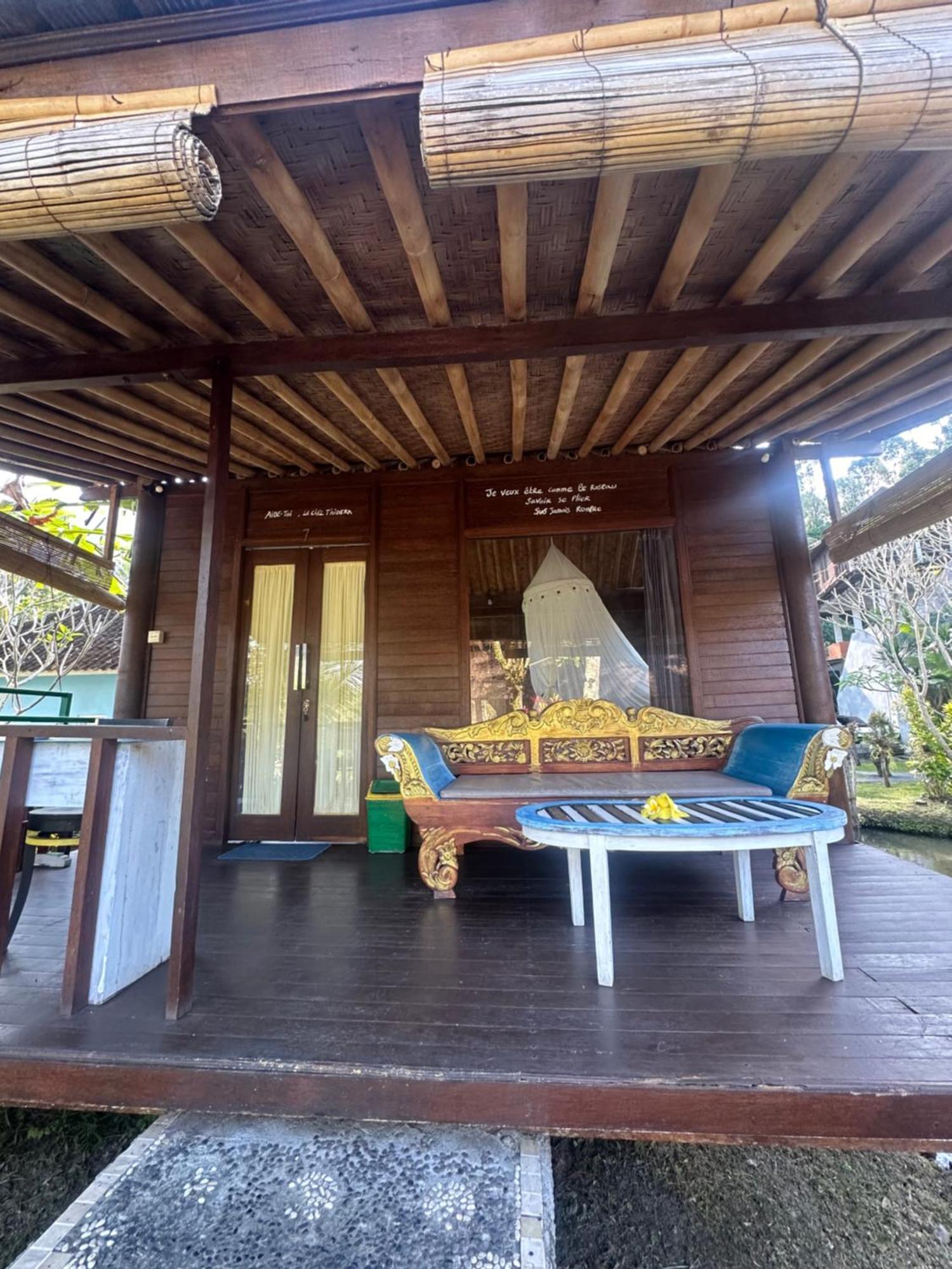 Villa Joglo Tepi Sungai Sidemen  Esterno foto