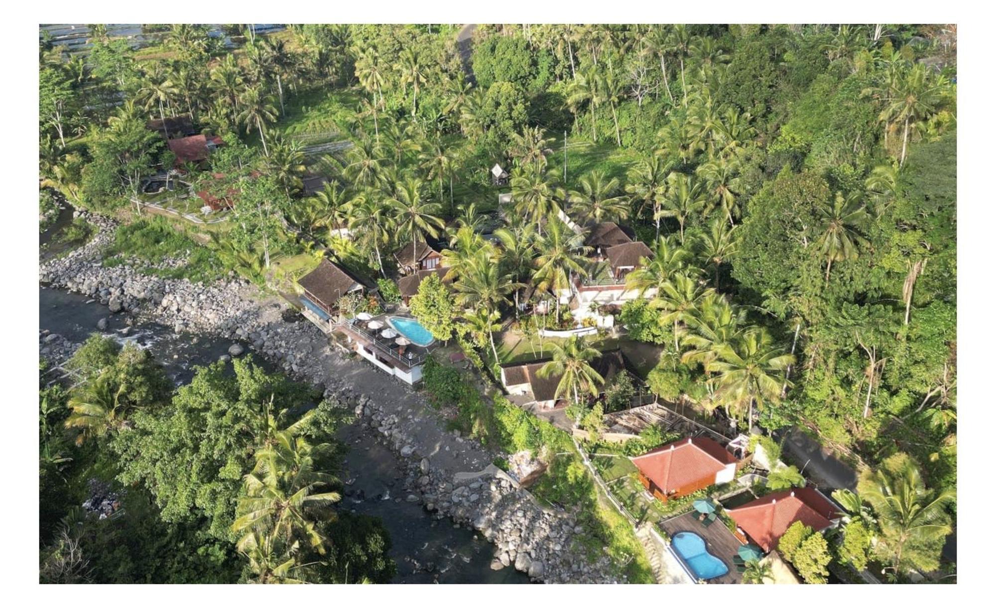 Villa Joglo Tepi Sungai Sidemen  Esterno foto